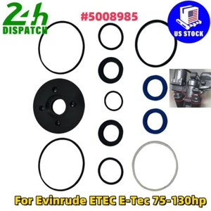 #5008985 For Evinrude ETEC E-Tec 75-130hp Trim Tilt Piston Seal Kit w/ End Cap - Foto 1 di 7