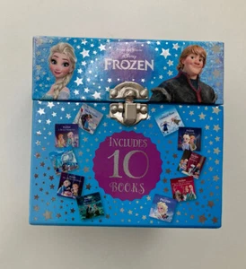 BRAND NEW OFFICIAL Disney Frozen Little Library chest box with 10 book set - Picture 1 of 6