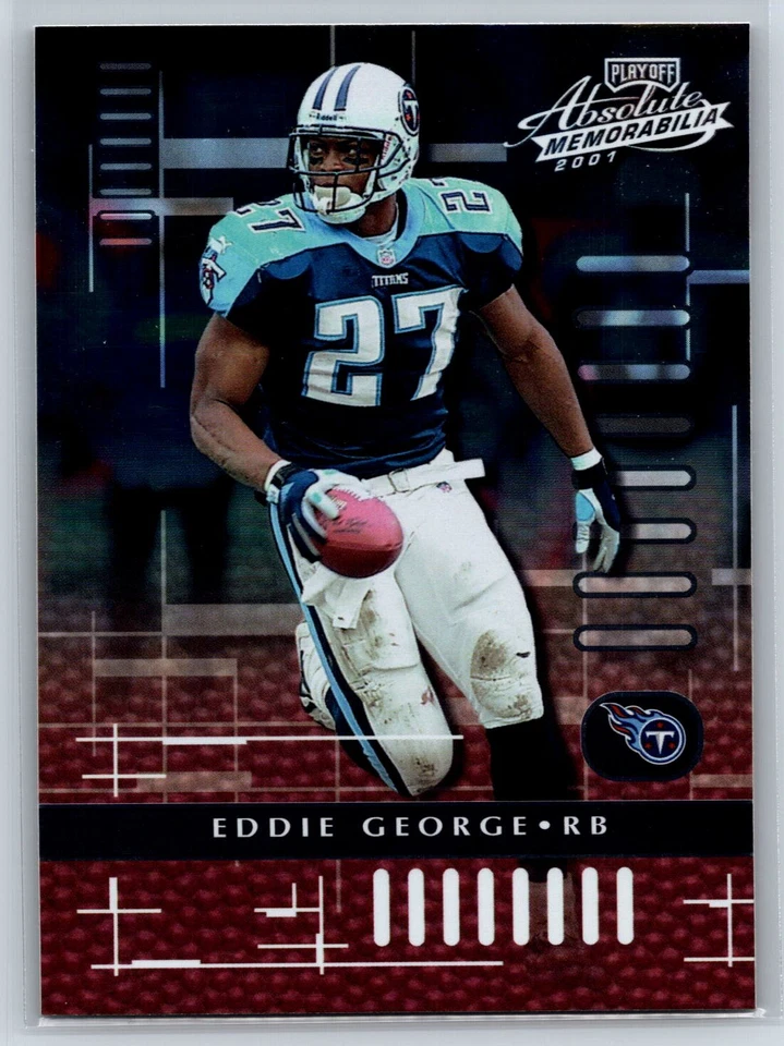 2001 Playoff Absolute Memorabilia Eddie George Tennessee Titans #96 - Image 1 of 2