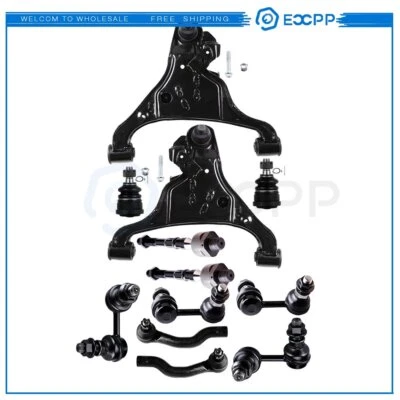 Brazo de control inferior delantero apto para Nissan Pathfinder Xterra Suzuki 12 piezas Foto 1 de 4