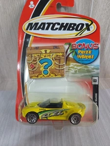Matchbox Treasure Chest #8 Lotus Elise Convertible Amarillo Bonificación Premio Tarjeta Desgaste - Imagen 1 de 6