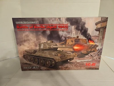 ICM DS3506 - Battle of Berlin (April 1945), WWII Tanks - 1:35 Scale Model Kit - Image 1 of 3