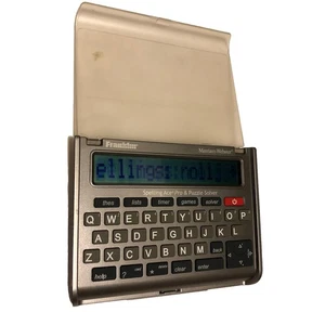 Solucionador de rompecabezas Franklin Spelling Ace Pro SA-309 Merriam Webster probado funciona @B - Imagen 1 de 11