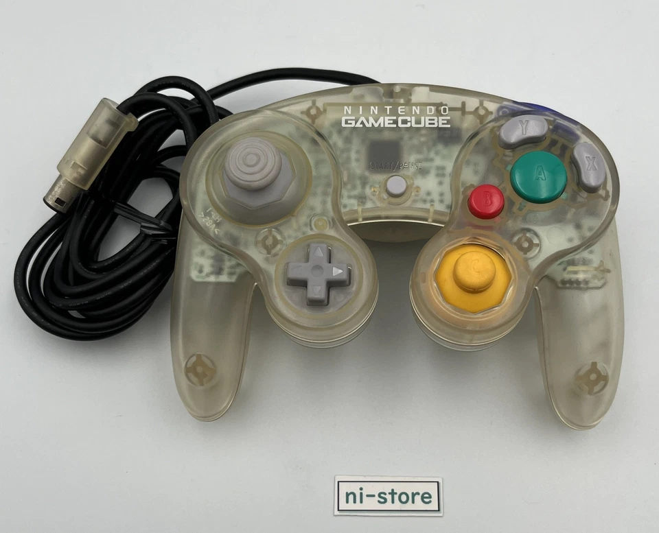 Official OEM Nintendo GameCube Controller Clear Skeleton DOL-003 JP - Excellent - Image 1 of 4