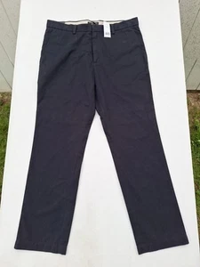 Banana Republic Mens Aiden Stretch Chino Pants 35x32 Black NWT - Picture 1 of 15