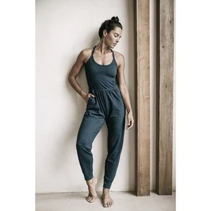 IMBODHI Bodhi grau ärmellos Crossback Yoga Pulloveranzug Damengröße Medium - Bild 1 von 11