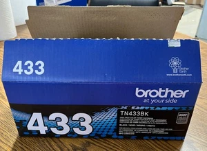 Brother TN433BK Black Toner Cartridge 012502646044 *Never Used, Open Box/Bag* - Picture 1 of 10