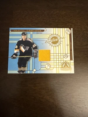 Parche Mario Lemieux 2001-02 Pacific Adrenaline camisetas usadas en juegos Foto 1 de 2