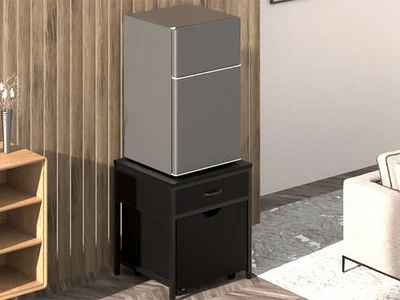 Mini Soporte Móvil para Nevera con Almacenamiento Pequeña Mesa para Refrigerador de Bebidas Foto 1 de 4