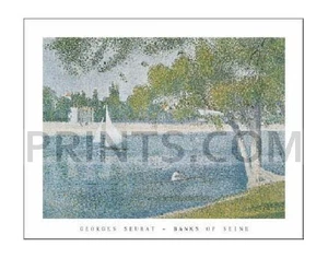 George Seurat Banks of Seine Open Edition - Picture 1 of 1