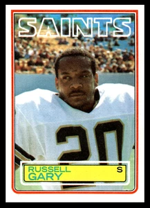 1983 Topps Russell Gary #113 New Orleans Saints Rookie NFL Football Base Set - Picture 1 of 2