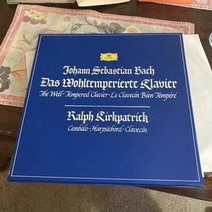 Bach: The Well-Tempered Clavier, Kirkpatrick, DG 2891-545/549, 5 LP, 1966, EX - Picture 1 of 5