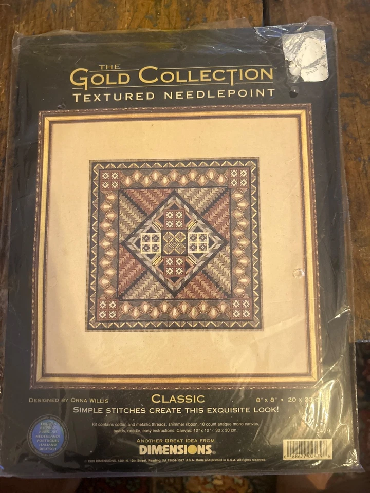 Dimensions GOLD Collection "CLASSIC" Textured Needlepoint Kit 2479 Brand NEW!! - Image 1 of 1