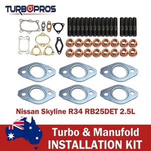 Permaseal Exhaust Manifold Stud&Gasket Kit For Nissan Skyline R34 RB25DET 2.5L - Bild 1 von 11