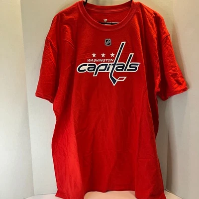 NHL Washington Capitals Carlson 74 Mens  Tee Red T-Shirt 2XL New Fanatics Hockey - Image 1 of 4