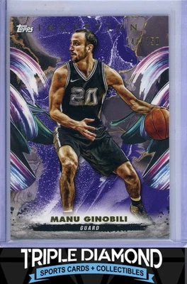 2024-25 Topps Inception #96 Manu Ginobili Purple #147/150 Spurs N870 - Image 1 of 2