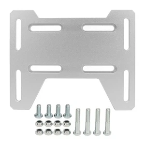 ˘Silver Motor Engine Mount Adapter Bracket Plate 7075 Billet Aluminum High - Picture 1 of 12