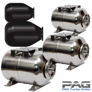 ✅ Edelstahl Druckkessel 24 50L 100L Ausdehnungsgefäß Membrankessel EPDM Membrane - Bild 1 von 21