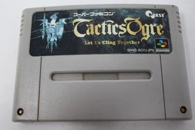 Tactics Ogre Nintendo Super Famicom Japanese Video Game Cartridge Tested - Image 1 of 3