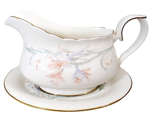 SUMMER GLADE Royal Albert Gravy Boat & Stand made in England NEW NEVER USED - Picture 1 of 17