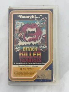Attack of the Killer Tomatoes Beta Tape 1981 Media Betamax Horror Cult Movie - Picture 1 of 5