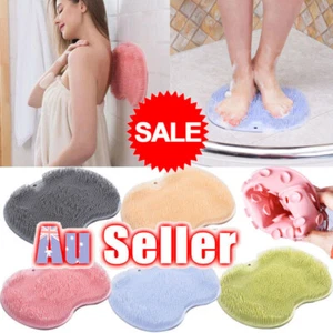 Foot Back Body Scrubber Massager Pad Shower BODh Exfoliating Brush Cleaning Mat - Picture 1 of 17