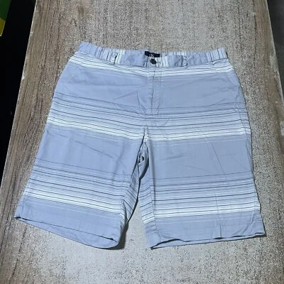 Shorts casuais listrados masculinos Calvin Klein tamanho 36 #55772 - Imagem 1 de 4