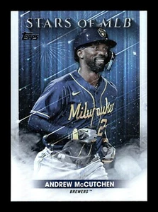 Inserto Topps Stars of MLB 2022 #MLB-78 Andrew McCutchen Milwaukee Brewers - Imagen 1 de 2