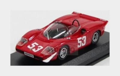 1:43 BEST Fiat Abarth 2000 #53 Winner Imola 1969 Ortner V.Lennep Red BE9494 - Immagine 1 di 2