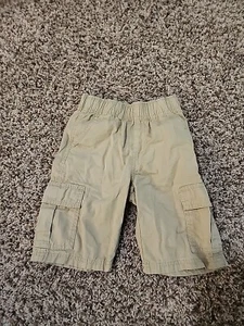 The Childrens Place Boys Khaki Shorts Size 7 Slim Adjustable Waist - Picture 1 of 4