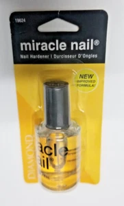 Diamond MIRACLE NAIL Hardener Clear Coat Treatment Polish New Impoved Formula - Picture 1 of 4