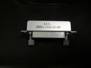 CONNETTORE SHELL SYPRIS ELECTRONICS C.E.C 500C1-75X2-SJ-SM NSN 5935-00-792-2604 - Foto 1 di 3