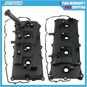 Engine Valve Cover Set W/Gasket For Nissan Pathfinder Armada Titan Infiniti 5.6L - Picture 1 of 12