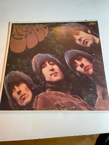 Vintage The Beatles Rubber Soul LP T2442 Captiol Records Mono Rainbow Label - Picture 1 of 10