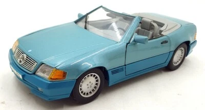 Maisto 1/18 Scale Diecast 261124J - Mercedes-Benz 500 SL 1989 - Turquoise  - Image 1 of 4