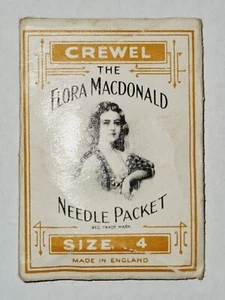 Vintage Abel Morrall's - The Flora Macdonald Nadelpaket - Größe 4 - (#744) - Bild 1 von 4