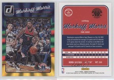 2016-17 Panini Donruss Green and Yellow Holo Laser Markieff Morris #141