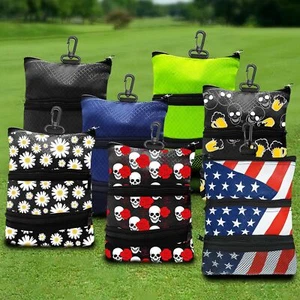 Golf Pouch Bag for Valuables Tee Color with Golf Pencil Pack, Zippered Pocket - Picture 1 of 63