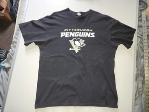 PITTSBURGH PENGUINS MILLER LITE CAMICIA NERA MANICA CORTA X-LARGE SGA - Foto 1 di 21