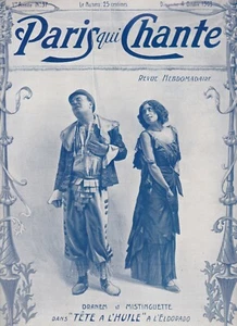 Paris qui chante, revue hebdomadaire , n°37 du 4/10/1903. - Picture 1 of 1