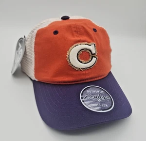 Clemson Tigers Baseball Cap NCAA Zephyr Snapback Slouch Fit Hat - NEW - Picture 1 of 12