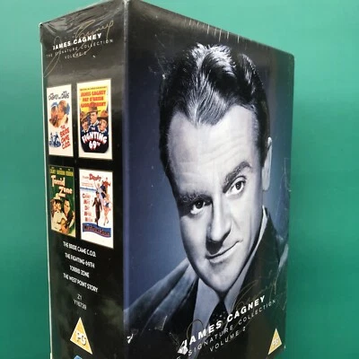 JAMES CAGNEY Signature Collection #2 4x Disc DVD Boxset (Warner) RARE OOP SEALED - Image 1 of 4