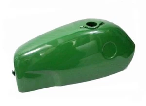 Pour Norton Commando Fastback Gas Carburant Tank Britannique Course Vert Peint - Photo 1/4