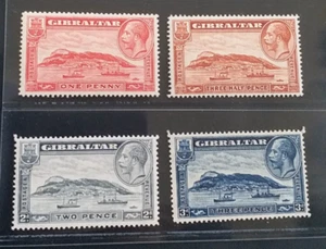 GIBRALTAR 1921 KG V 1d to 3d SG 110 - 113 Sc 96 - 99 pictorial set 4 MNH - Picture 1 of 2
