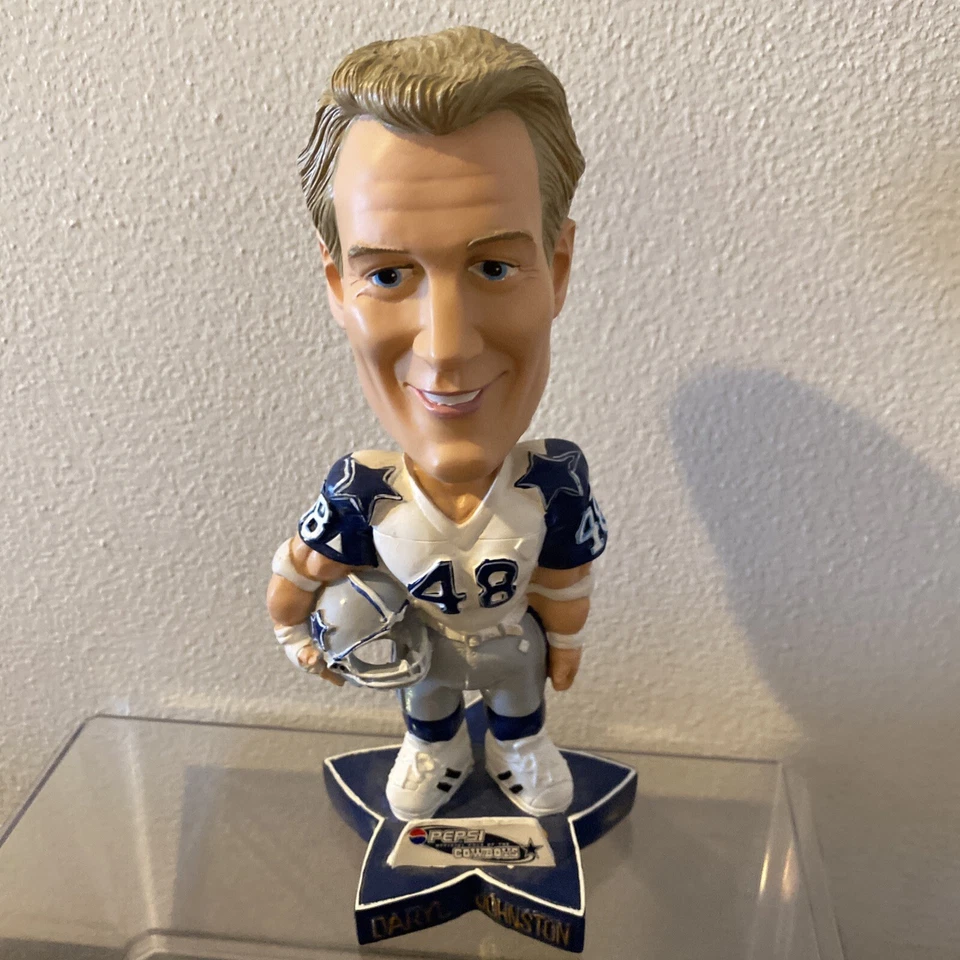 Daryl Johnston Dallas Cowboys Fútbol Bobblehead Pepsi Promo Bobble Head Foto 1 de 4