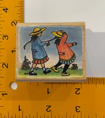 Best Friends Rubber Stamp by All Night Media Foto 1 de 4