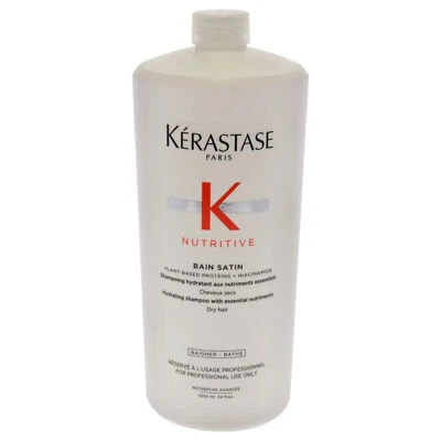 Champú nutritivo Bain Satin de Kerastase para unisex - Champú 34 oz Foto 1 de 3