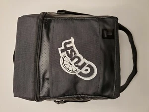 Orange Crush Brotdose mit umlaufendem Reißverschluss isoliert 6"×10"×8" schwarz Lunchbox Pepsi Soda - Bild 1 von 9