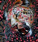 Original Painting "Growl Leopard" Ukrainian Artists Vera And Sergey  Goncharenko