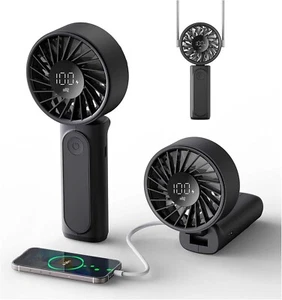 Mini Ventilador Portatil Con USB Bateria Recargable De Mano Alta Potencia Aire - Picture 1 of 31